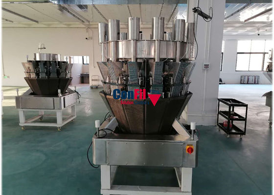 Ποιότητα  14 Head Pickles Multihead Weighing Machine With Vertical Feeder εργοστάσιο