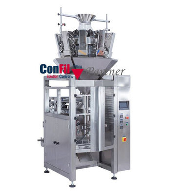 10 επικεφαλής εξοπλισμός συσκευασίας VFFS με Weigher Multihead