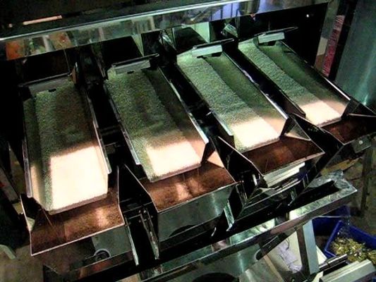 Weigher σκονών πλύσης γραμμική μηχανή συσκευασίας πλήρωσης μηχανών καθαριστική ζυγίζοντας