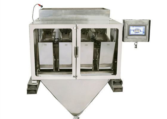 Γραμμική Weigher 6500 γραμμαρίων μηχανή για την αλατισμένη γραμμή συσκευασίας σκονών ζάχαρης