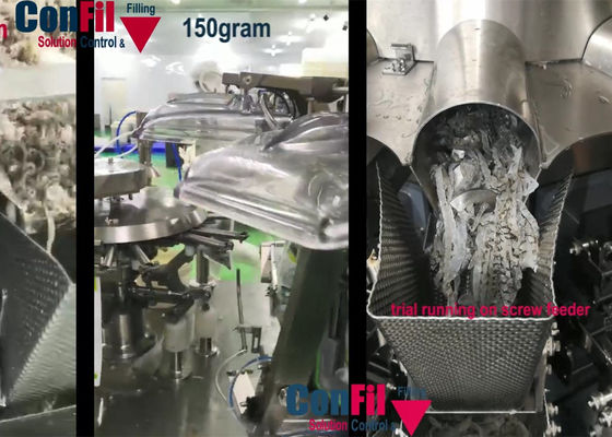 Weigher Multihead ζυγίζοντας μηχανών Multihead για την αδιάβροχη μηχανή πλήρωσης δερμάτων IP65 ψαριών θαλασσινών