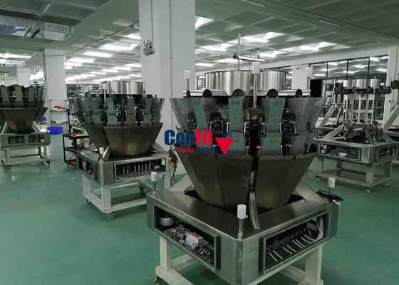 Weigher Multihead ζυγίζοντας μηχανών Multihead για την αδιάβροχη μηχανή πλήρωσης δερμάτων IP65 ψαριών θαλασσινών