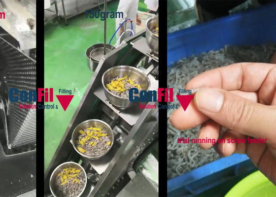 Weigher Multihead ζυγίζοντας μηχανών Multihead για την αδιάβροχη μηχανή πλήρωσης δερμάτων IP65 ψαριών θαλασσινών