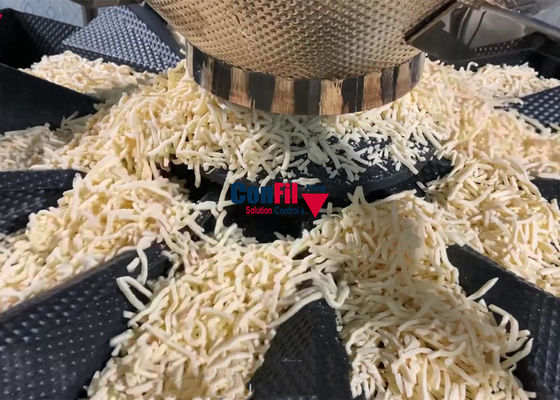 Weigher Multihead ζυγίζοντας μηχανών Multihead για την ξυμένη τεμαχισμένη τυρί μηχανή πλήρωσης τυριών αδιάβροχη