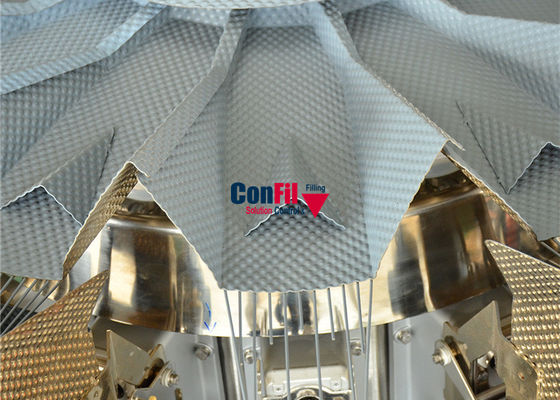 Weigher Multihead ζυγίζοντας μηχανών Multihead για τη μαριναρισμένη μηχανή πλήρωσης πρόχειρων φαγητών τροφίμων αδιάβροχη