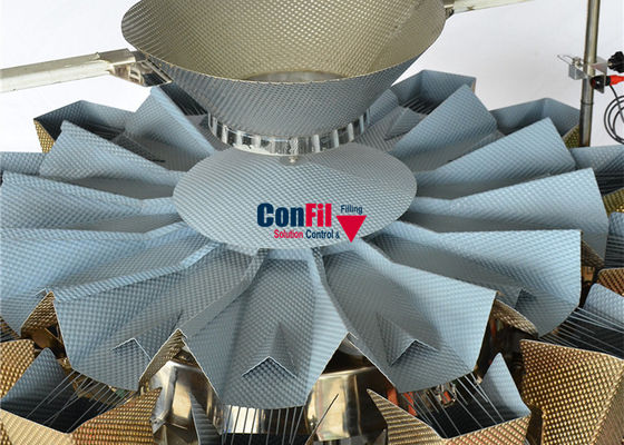Weigher Multihead ζυγίζοντας μηχανών Multihead για τη μαριναρισμένη μηχανή πλήρωσης πρόχειρων φαγητών τροφίμων αδιάβροχη