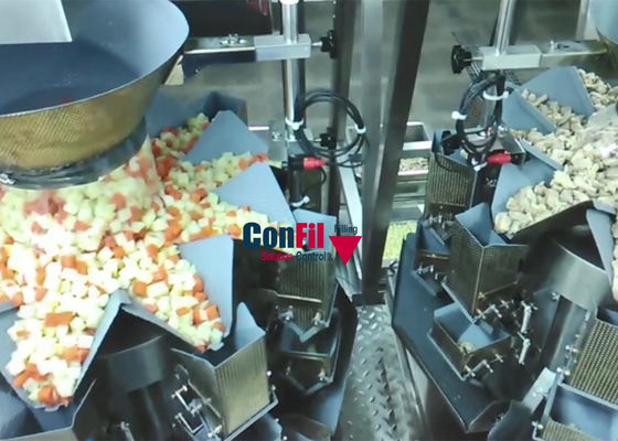 Weigher Multihead ζυγίζοντας μηχανών Multihead για την έτοιμη μαριναρισμένη γεύμα μηχανή πλήρωσης τροφίμων αδιάβροχη