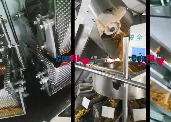 Η βίδα που ταΐζει Weigher Multihead για τα τουρσιά μαρινάρισε τα φυτικά φρούτα