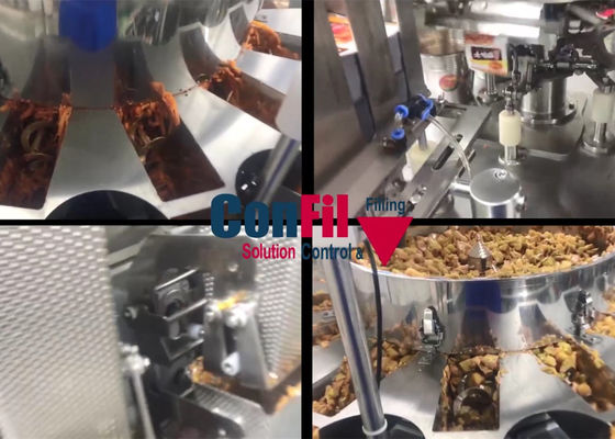 Η βίδα που ταΐζει Weigher Multihead για τα τουρσιά μαρινάρισε τα φυτικά φρούτα