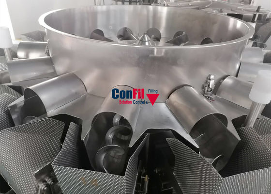 Weigher Multihead ζυγίζοντας μηχανών Multihead για τη μαριναρισμένη μηχανή πλήρωσης πρόχειρων φαγητών αδιάβροχη
