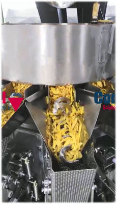 Η βίδα που ταΐζει Weigher Multihead για τα τουρσιά μαρινάρισε τα φυτικά φρούτα