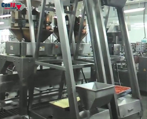 Weigher Multihead ζυγίζοντας μηχανών Multihead για την έτοιμη μαριναρισμένη γεύμα μηχανή πλήρωσης τροφίμων αδιάβροχη