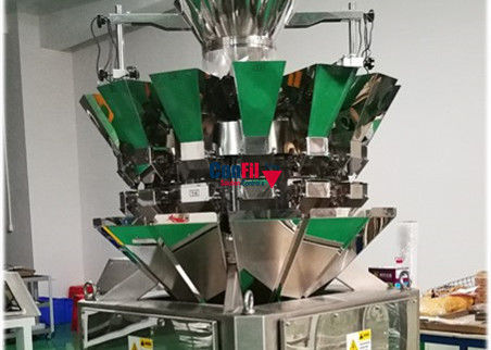 Weigher Multihead μηχανή συσκευασίας για το ζύγισμα και οφθαλμοί μαριχουάνα πλήρωσης στο μπουκάλι ή το εμπορευματοκιβώτιο κασσίτερου