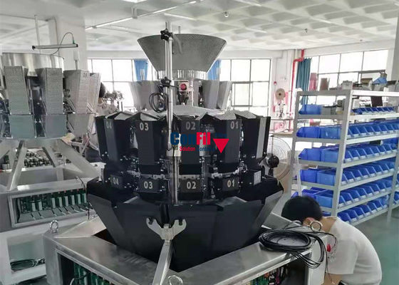 Weigher Multihead ζυγίζοντας μηχανών Multihead για την ιατρική Weigher μικροϋπολογιστών σφαιρών βαμβακιού μετρώντας μηχανή