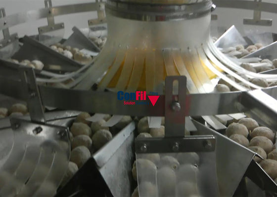 Weigher Multihead ζυγίζοντας μηχανών Multihead για τα παγωμένα τρόφιμα 2.5Kg συλλέγει με το χέρι