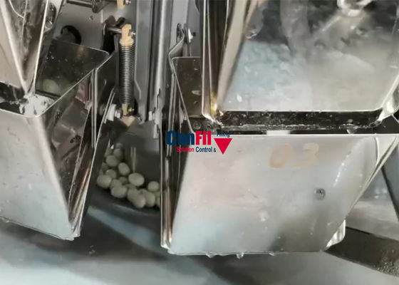 Weigher Multihead ζυγίζοντας μηχανών Multihead για ορτυκιών αυγών την εύθραυστη μηχανή πλήρωσης τροφίμων αδιάβροχη