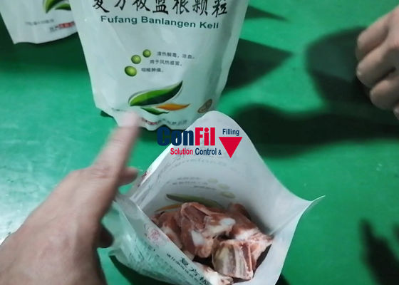 Παγωμένη χωρισμένη σε τετράγωνα Weigher Multihead πλευρών μηχανή πλήρωσης παγωμένων τροφίμων μηχανών αδιάβροχη
