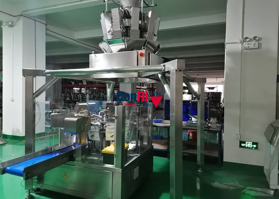 Παγωμένη χωρισμένη σε τετράγωνα Weigher Multihead πλευρών μηχανή πλήρωσης παγωμένων τροφίμων μηχανών αδιάβροχη