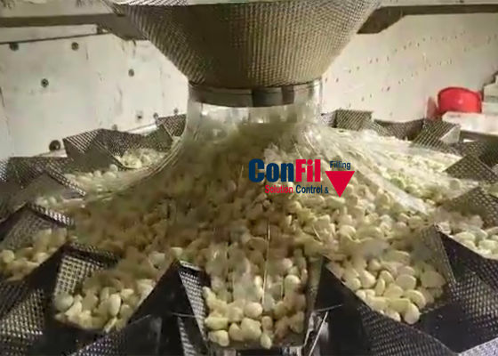 Weigher Multihead ζυγίζοντας μηχανών Multihead για το ανοξείδωτο σκόρδου