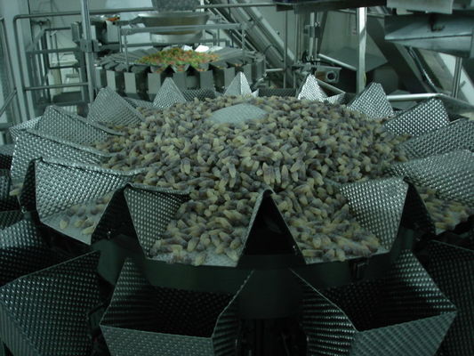 Weigher Multihead ζυγίζοντας μηχανών Multihead για την καραμέλα Gummy αντέχει τη μηχανή πλήρωσης καραμελών αδιάβροχη