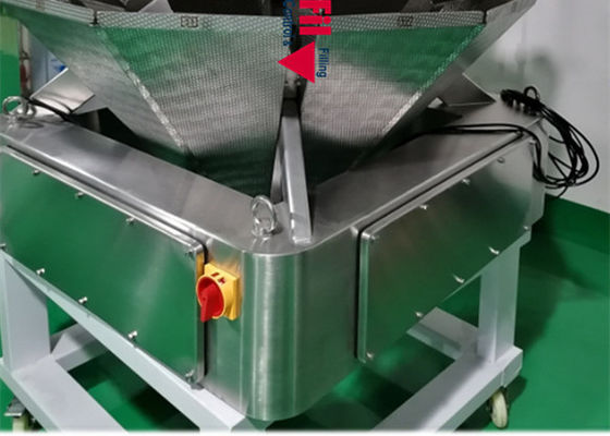 Weigher Multihead ζυγίζοντας μηχανών Multihead για τη μηχανή πλήρωσης παγωμένων τροφίμων σμέουρων και κερασιών IQF