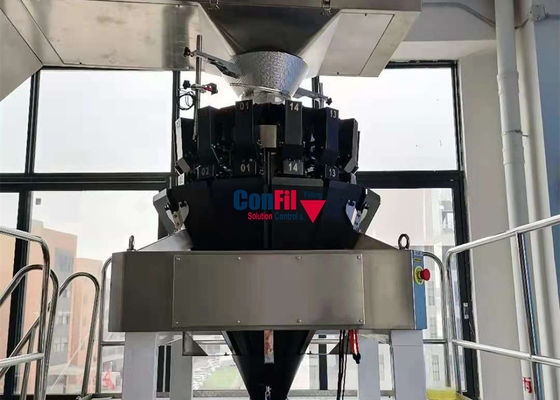 Αυτόματος Weigher 14 Multihead προϊόντων τυριών επικεφαλής Weigher μηχανή πλήρωσης