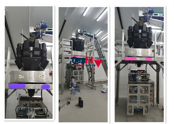 Αυτόματος Weigher 14 Multihead προϊόντων τυριών επικεφαλής Weigher μηχανή πλήρωσης