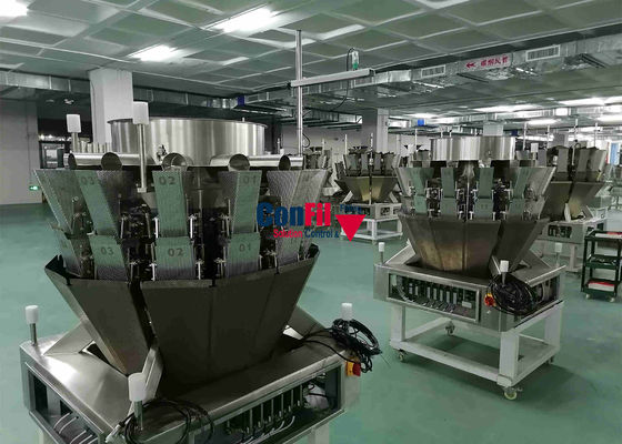 IP 65 επικεφαλής Weigher 14 με την ενιαία βίδα στρώματος τροφοδοτών βιδών 1 λίτρο