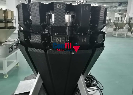 14Head μηχανή 200gram ζυγίσματος και συσκευασίας για το χαμηλό βάρος στόχων