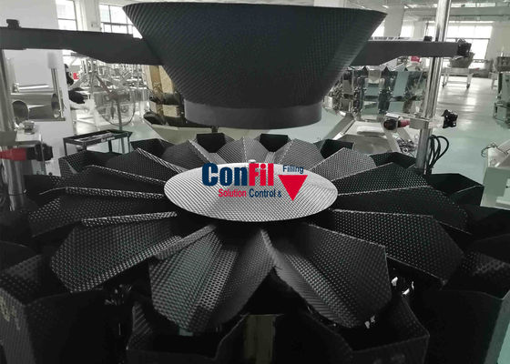 50 Weigher Multihead γραμμαρίου αυτόματος Weigher μικροϋπολογιστών για το υπερβολικά χαμηλό βάρος στόχων