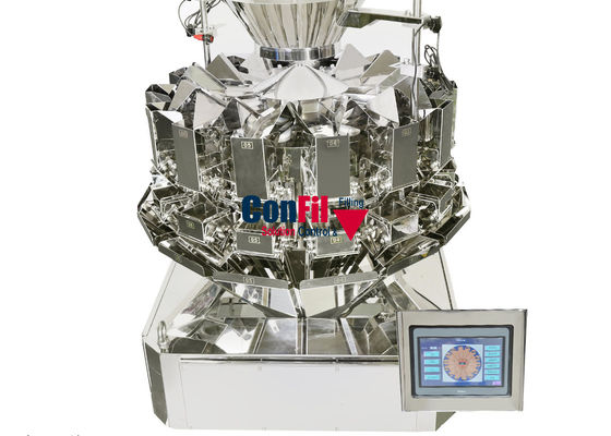 50 Weigher Multihead γραμμαρίου αυτόματος Weigher μικροϋπολογιστών για το υπερβολικά χαμηλό βάρος στόχων