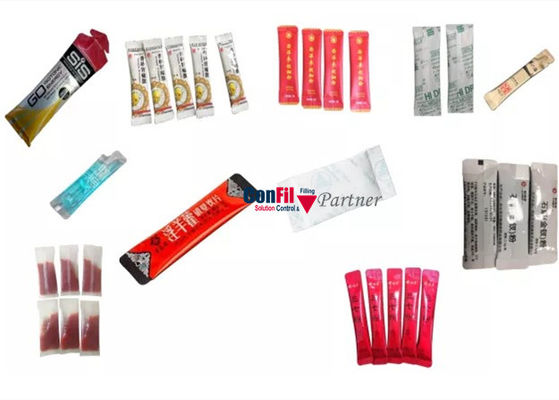 Κάθετη μηχανή συσκευασίας Stickpack 4 πάροδοι για το κοκκώδες υγρό σκονών