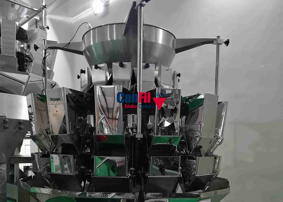 Weigher Multihead μηχανή συσκευασίας για το κενό σύστημα συσκευασίας τσαντών VFFS κουσκούς