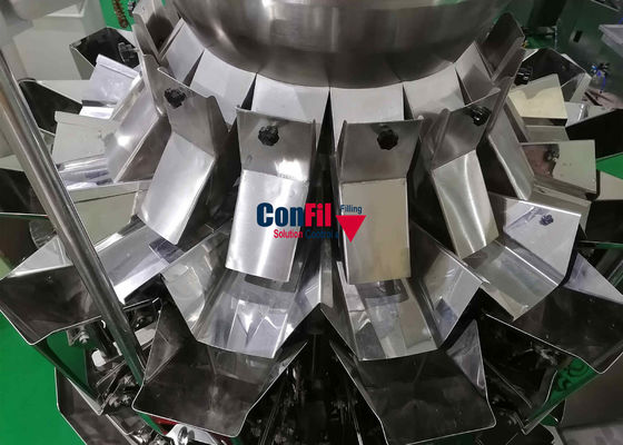 12Head Weigher Multihead σιταριών δημητριακών ρυζιού σύστημα συσκευασίας μηχανών συσκευασίας VFFS