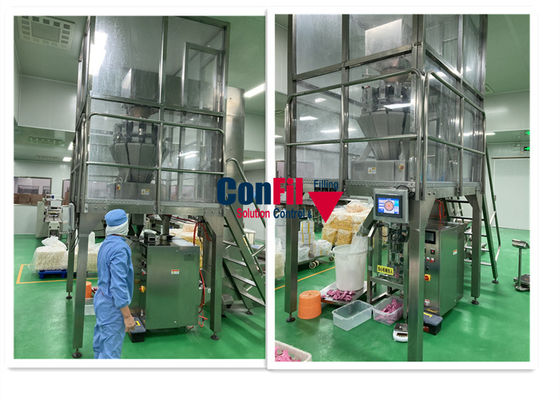 500 Weigher Multihead πτώσεων γιαουρτιού γραμμαρίου σύστημα συσκευάζοντας γραμμών μηχανών συσκευασίας VFFS