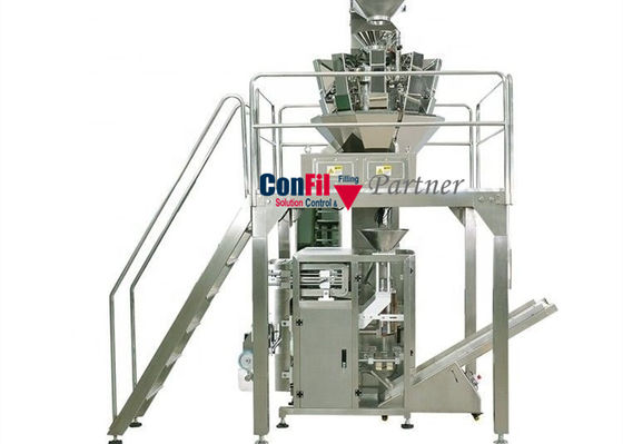 Weigher Multihead μηχανή συσκευασίας για το σύστημα συσκευασίας κατασκευαστών τσαντών καρότων VFFS μωρών
