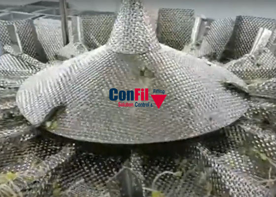 Weigher Multihead μηχανή συσκευασίας για το σύστημα συσκευασίας Traysealer νεαρών βλαστών φασολιών για φυτικό EMAP