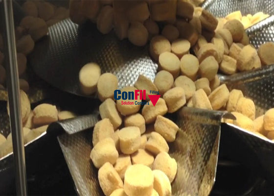 Επικεφαλής Weigher Multihead 3,0 λίτρου 16 για τα ψήγματα κοτόπουλου