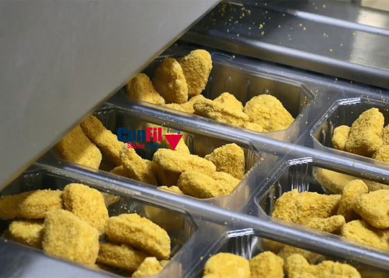 Weigher Multihead μηχανή συσκευασίας για το σύστημα συσκευασίας ψηγμάτων κοτόπουλου με τη συσκευασία της ΡΩΜΗΣ Thermoforming