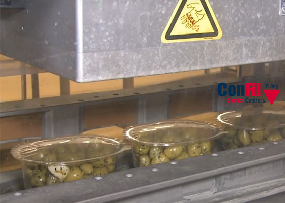 Weigher Multihead μηχανή συσκευασίας για ολόκληρο τεμαχισμένο το ελιές σύστημα συσκευασίας ελιών Traysealer