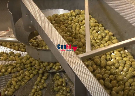 Weigher Multihead ζυγίζοντας μηχανών Multihead για την υγιεινή μηχανή πλήρωσης σχεδίου ελιών λαχανικών