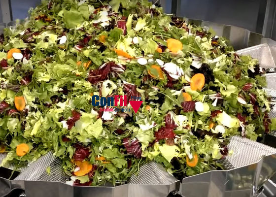 Weigher Multihead ζυγίζοντας μηχανών Multihead για φυτικός γεμίζοντας Weigher σαλάτας Shap φύλλων μαρουλιού