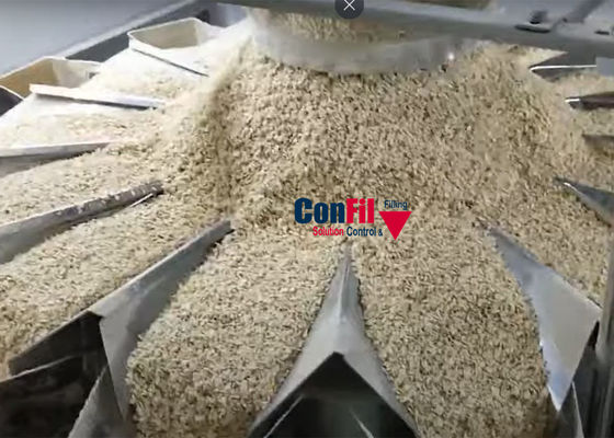 Χωρίς σκόνη Weigher Multihead μηχανή για Oatmeal τα δημητριακά