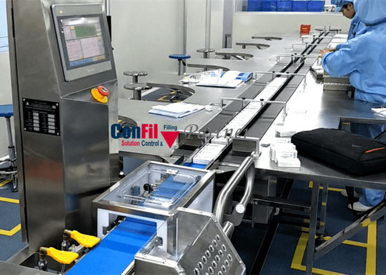Weigher ελέγχου 100 γραμμαρίου μηχανή 96 μέτρα/λεπτό
